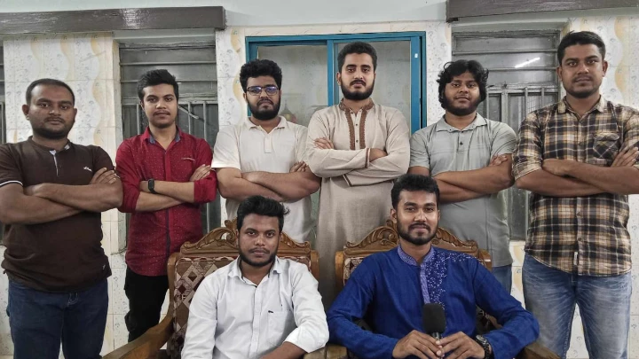 সংবাদ সম্মেলনে ডুয়েট ডিবেটিং সোসাইটির নেতারা