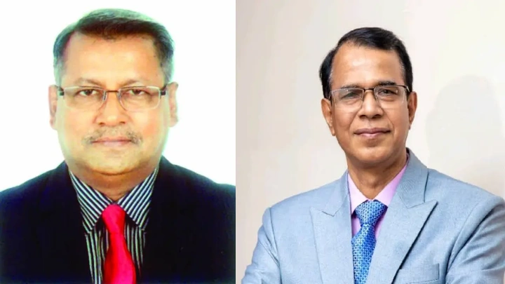 মো. খুরশীদ আলম (বাঁয়ে) ও ড. মো. হাবিবুর রহমান (ডানে)